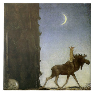 Wrapping Paper Flat Sheet Set of 3 Ceramic Tile