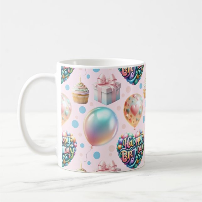 Wrapping Paper Flat Sheet Set of 3 Coffee Mug (Left)