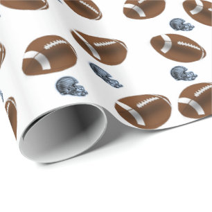 Wrapping paper Football