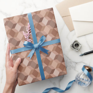 Wrapping paper for Christmas. Chequered pattern.