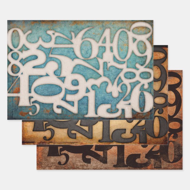 Wrapping Paper for decoupage or collage paper (Set)