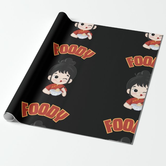 Wrapping Paper for Foodies  (Unrolled)