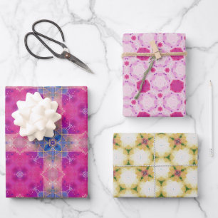 Wrapping Paper geometric colours. Abstract pattern