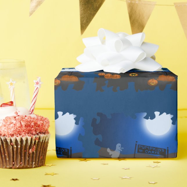 Wrapping Paper - Ghostly Gift (Birthday Party)
