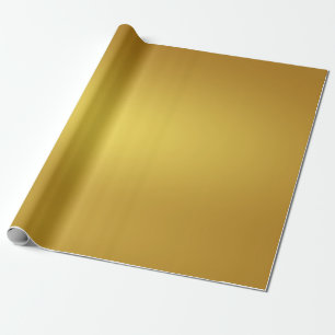 Wrapping Paper   Golden Yellow