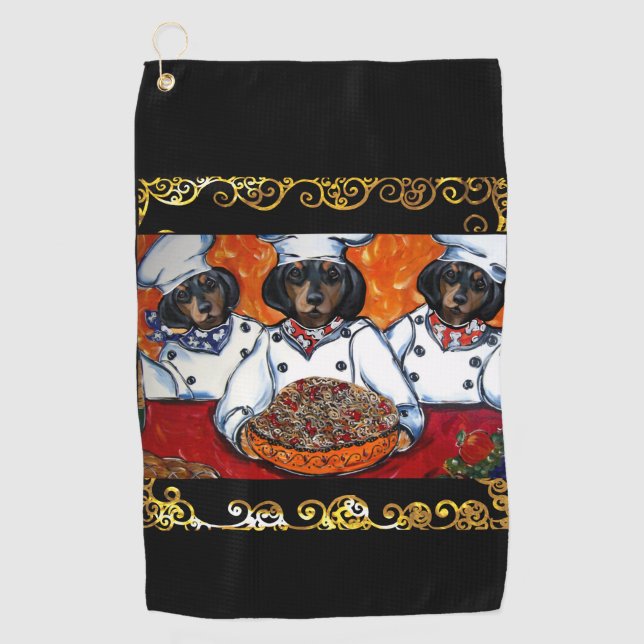 Wrapping Paper Golf Towel (Front)