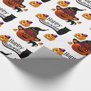 Wrapping paper Halloween