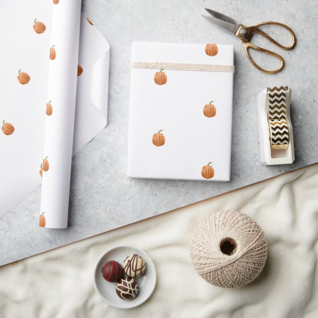 Wrapping Paper - Halloween Pumpkin Pattern (Crafts)