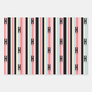 Wrapping Paper "Happy Stripes" by HATARI SANA