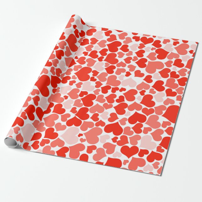 Wrapping paper hearts (Unrolled)