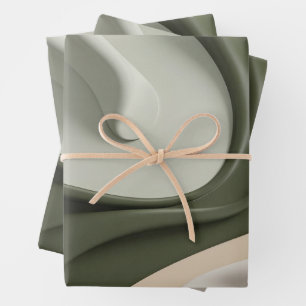 Wrapping paper in stylish abstract graphic