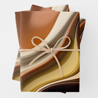 Wrapping paper in stylish abstract graphic