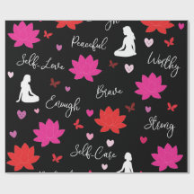 Wrapping Paper | Inspirational Line Art Design