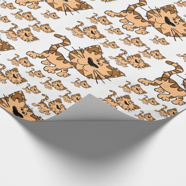 Wrapping Paper Kitten (Corner)