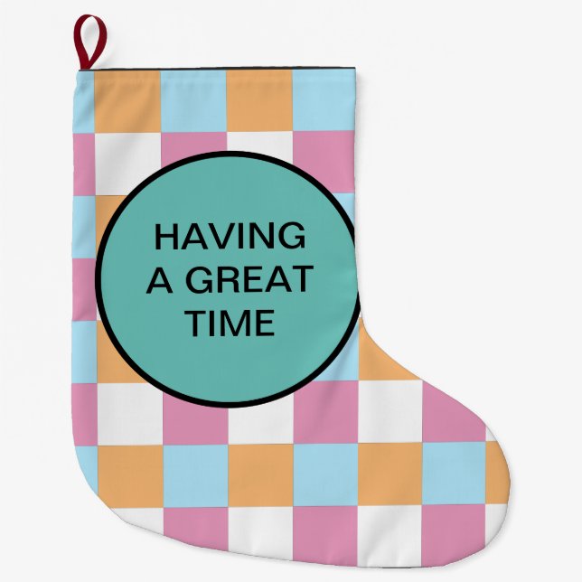 Wrapping Paper Large Christmas Stocking (Front)