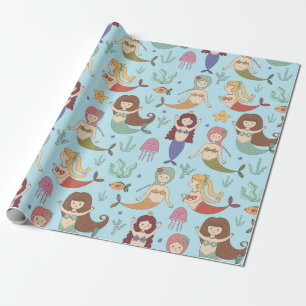 Wrapping Paper - Let's Be Mermaids