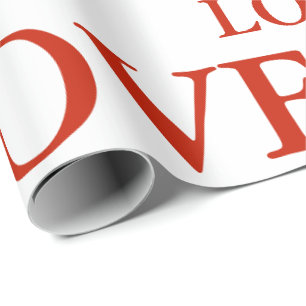 Wrapping Paper - LOVE