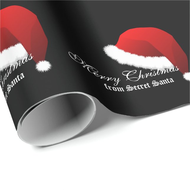 Wrapping paper Merry Christmas From Secret Santa (Roll Corner)