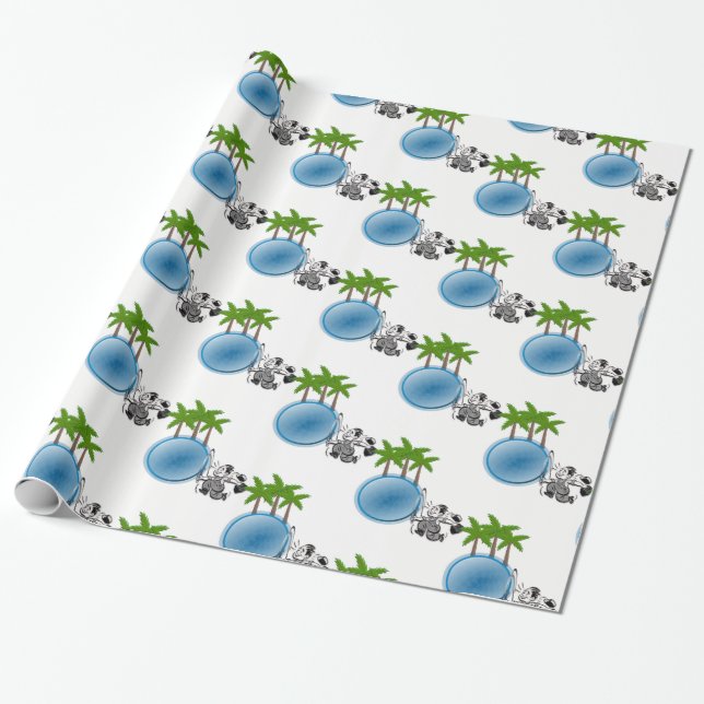 Wrapping Paper Poolman (Unrolled)