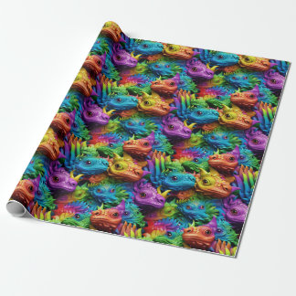 Wrapping Paper - Pride Little Dragons 1
