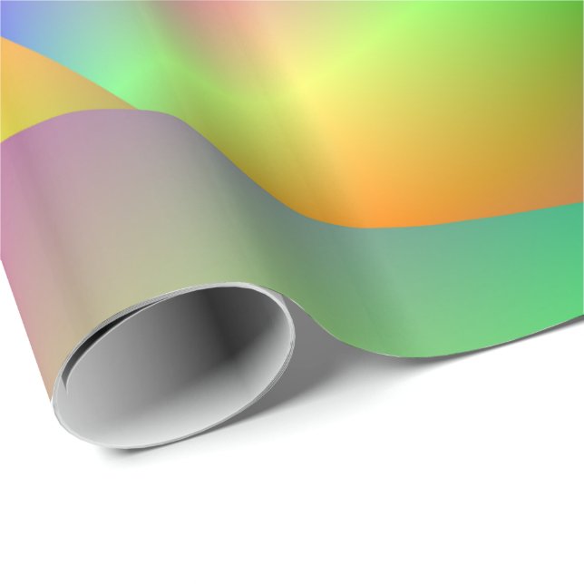 Wrapping Paper Psychedelic Spiral (Roll Corner)
