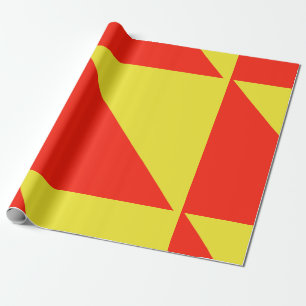 Wrapping paper Red & Yellow