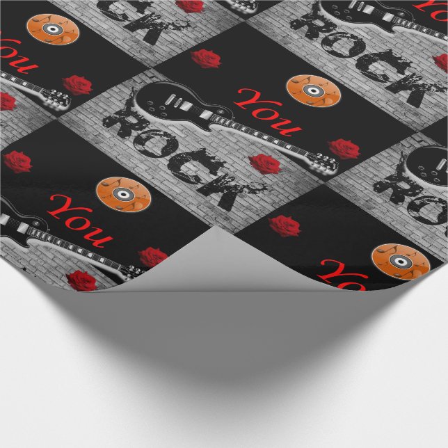Wrapping paper Rock Music (Corner)