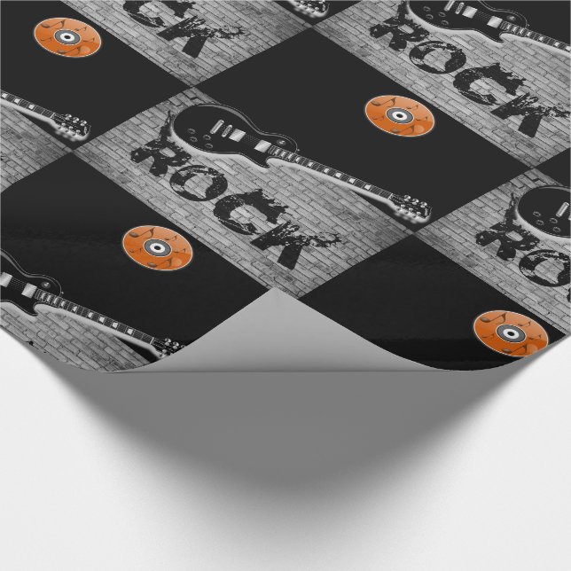 Wrapping paper Rock Music (Corner)