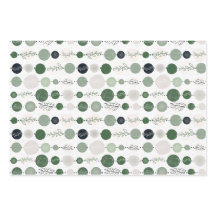wrapping paper set of 3 sheets abstract pattern