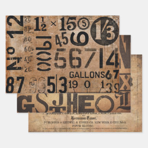 Wrapping Paper Sheets for furniture decoupage