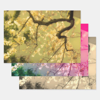 Wrapping Paper Sheets: Japanese Floral Collection