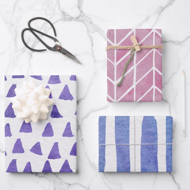 Wrapping Paper Sheets - Pretty Patterns (Front)