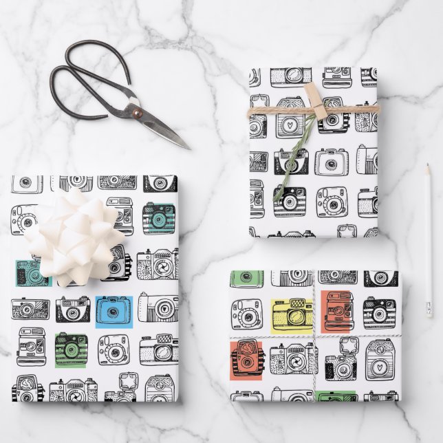 Wrapping Paper Sheets - 'Smiles' Through The Years (Front)