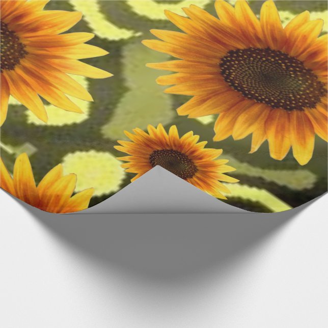 Wrapping paper Sunflower (Corner)