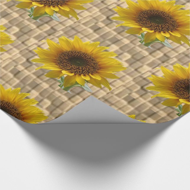 Wrapping paper Sunflower (Corner)