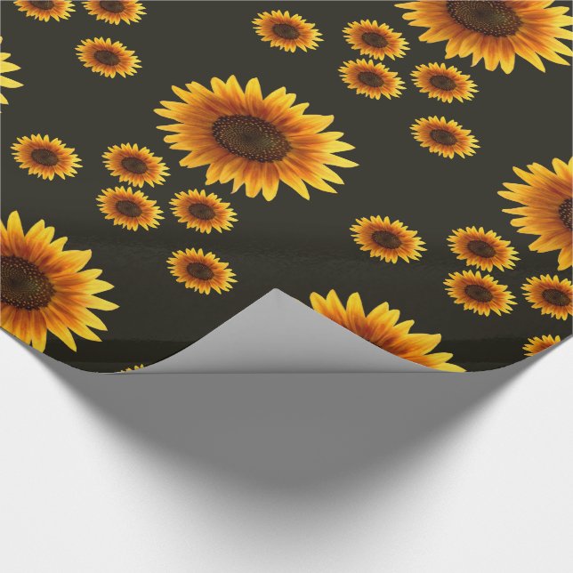 Wrapping paper Sunflower (Corner)