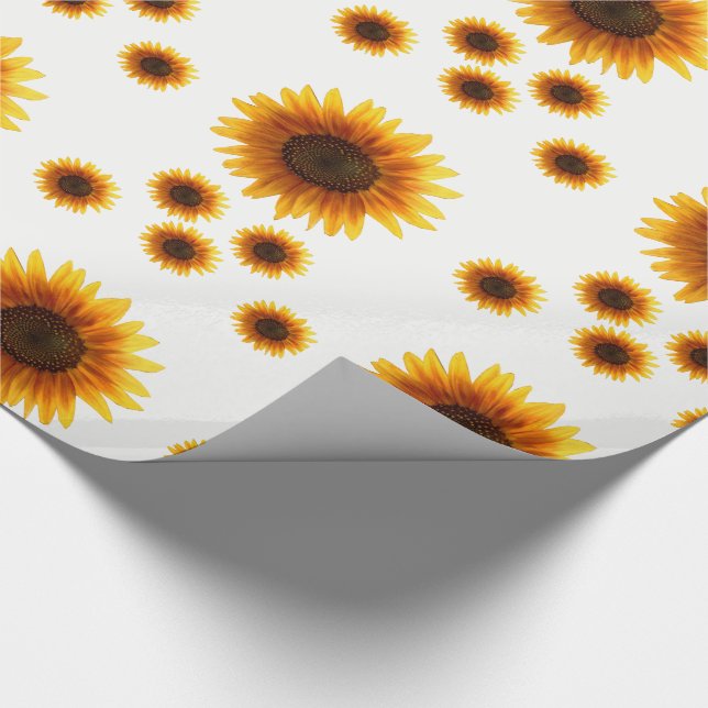 Wrapping paper Sunflower (Corner)