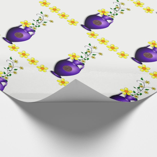 Wrapping paper Sunflower (Corner)