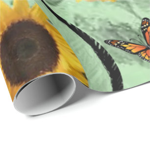 Wrapping paper Sunflower