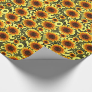 Wrapping paper Sunflower