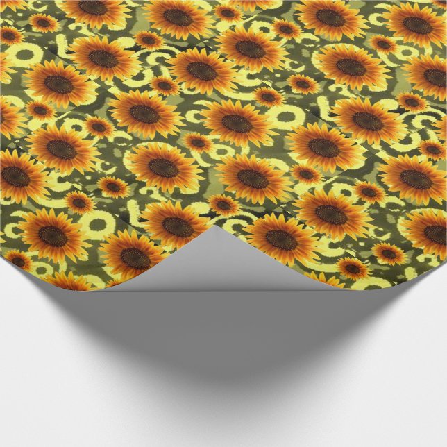 Wrapping paper Sunflower (Corner)