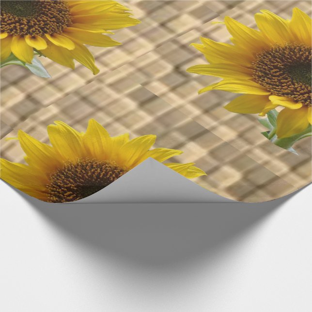 Wrapping paper Sunflower (Corner)