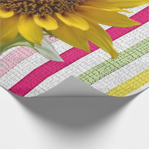 Wrapping Paper Sunflowers