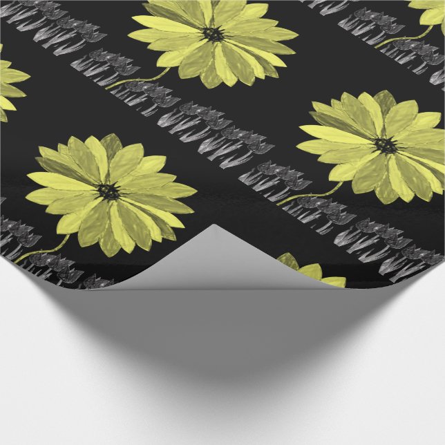 wrapping paper sunflowers (Corner)