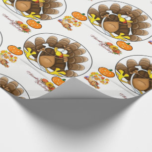 Wrapping paper Thanksgiving