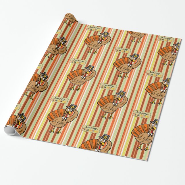 Wrapping paper Thanksgiving (Unrolled)