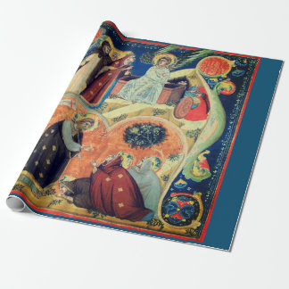 WRAPPING PAPER TRADITIONAL NATIVITY SCENE 