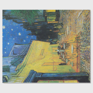 WRAPPING PAPER : Van Gogh : CAFÉ TERRACE AT NIGHT
