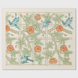 WRAPPING PAPER : WILLIAM MORRIS : TRELLIS PATTERN