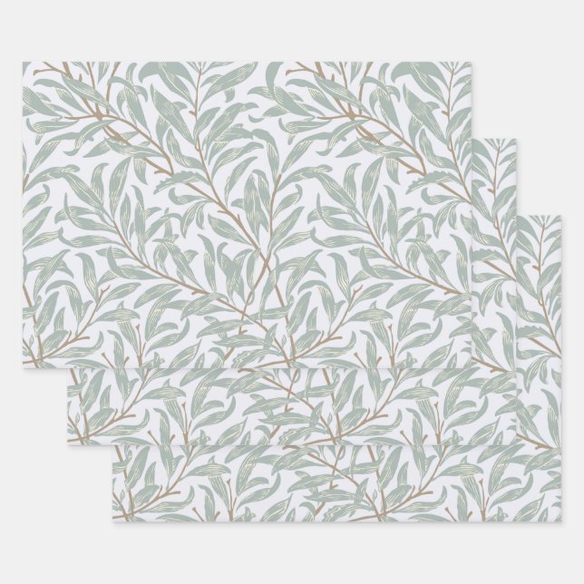 WRAPPING PAPER : WILLIAM MORRIS : WILLOW (Set)